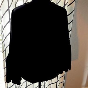 Womens black dress blouse